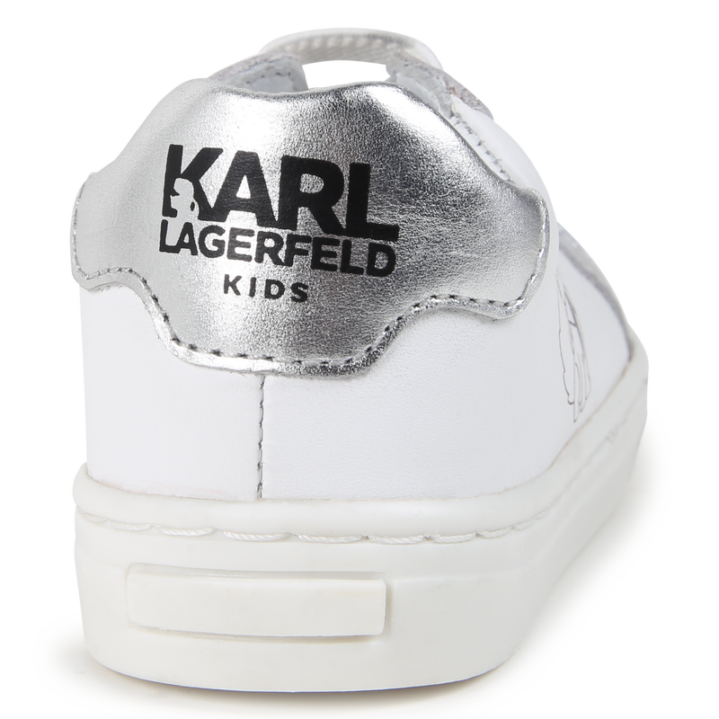 Low-Top Leather Sneakers KARL LAGERFELD KIDS 
                        UNISEX