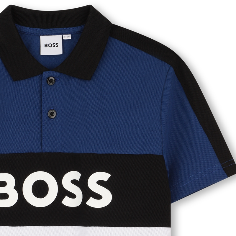 SHORT SLEEVE POLO BOSS 
                        BOY