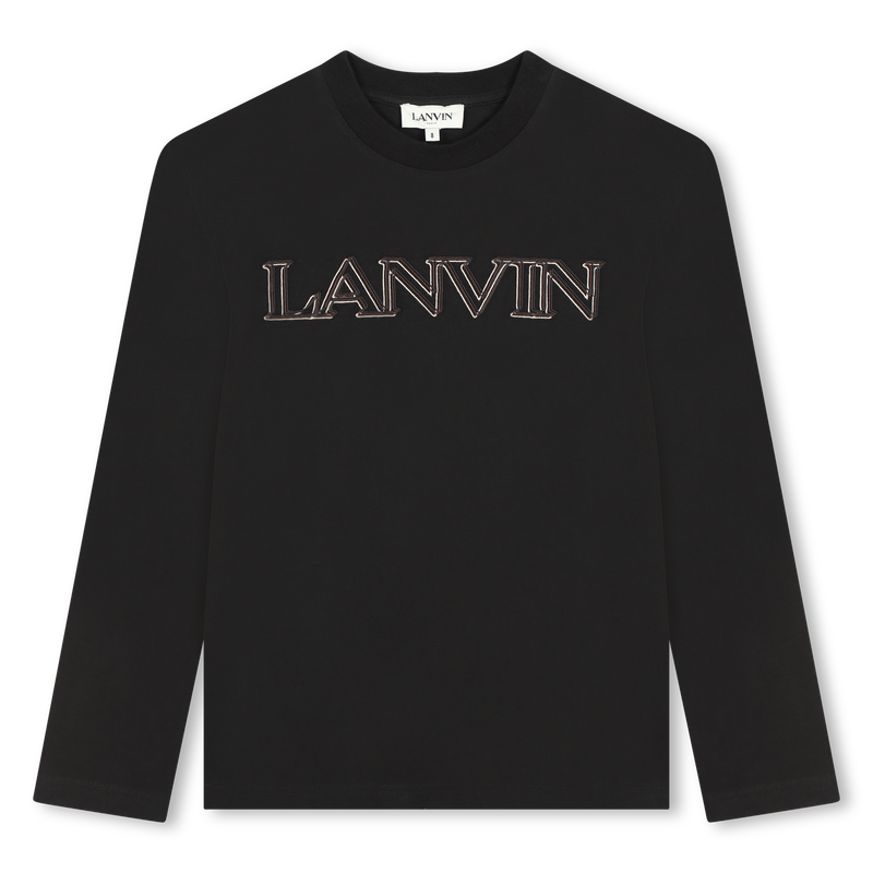Embroidered Logo T-Shirt LANVIN 
                        BOY