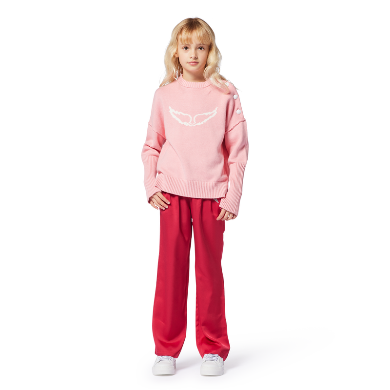 Lace-up leather trainers