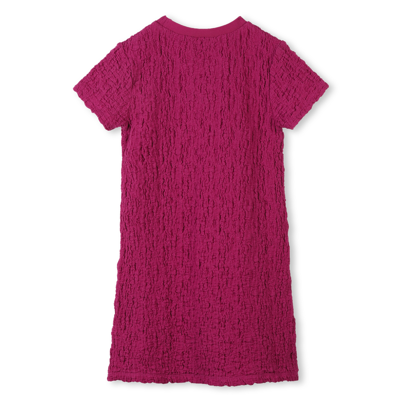 Short-sleeved waffled dress DKNY 
                        GIRL