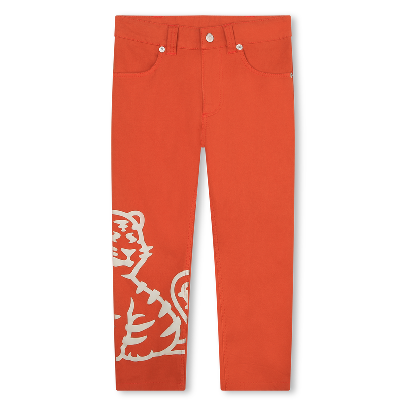 Adjustable cotton trousers KENZO KIDS 
                    UNISEX