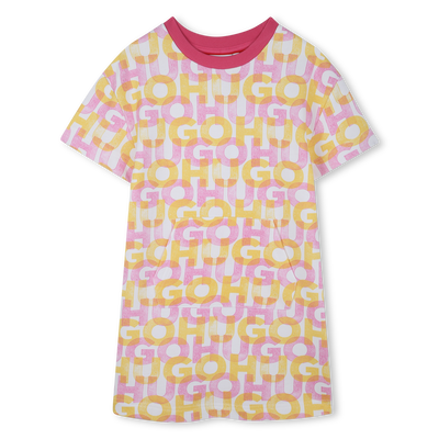 Printed fleece dress HUGO GIRL