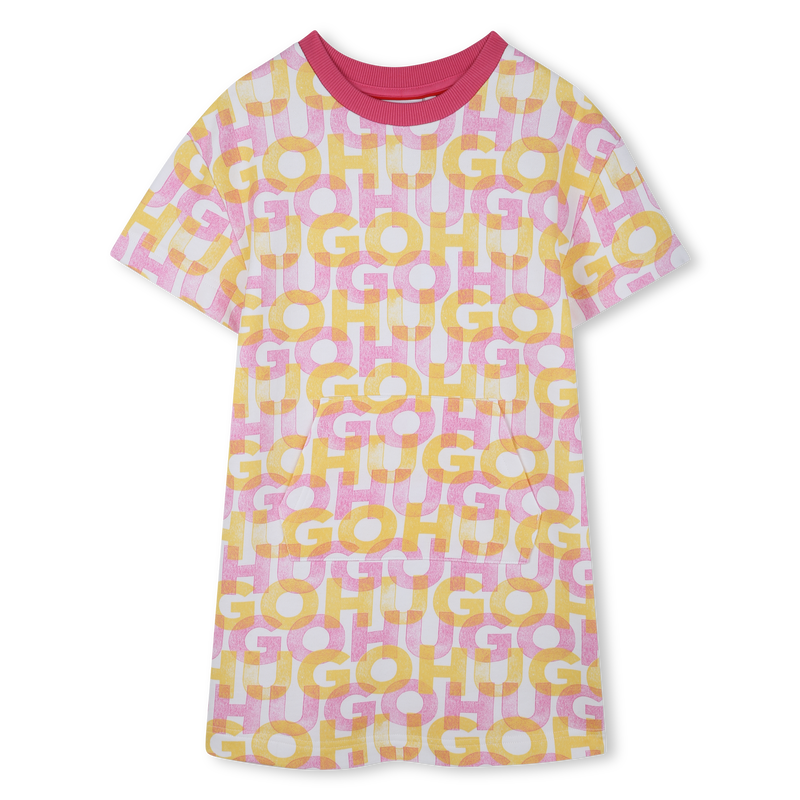 Printed fleece dress HUGO 
                        GIRL