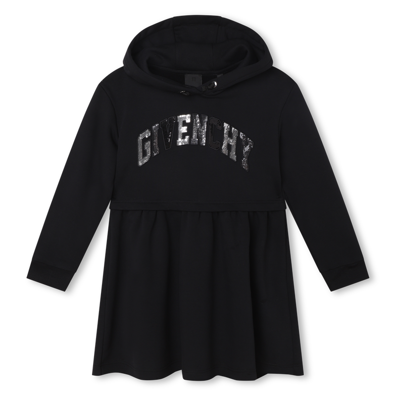 Hooded dress with sequins GIVENCHY 
                    GIRL