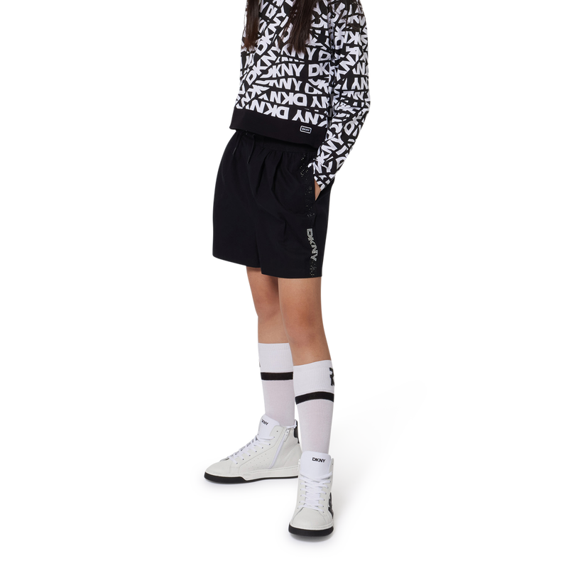 Diamant&eacute; Cotton Shorts DKNY 
                        GIRL