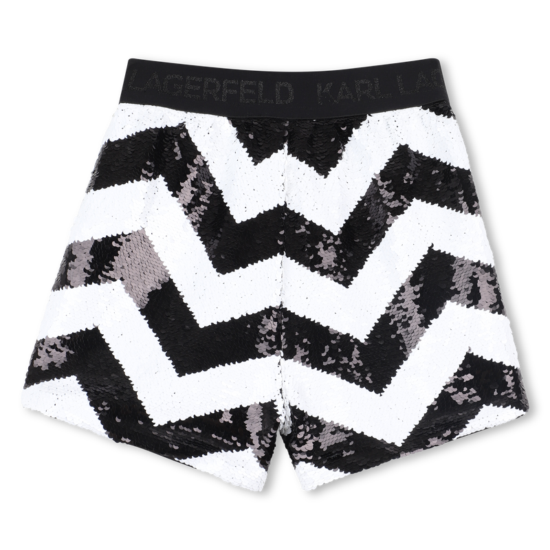 Herringbone shorts KARL LAGERFELD KIDS 
                    GIRL