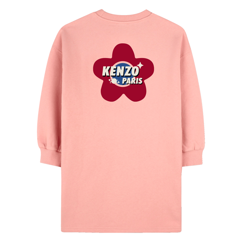 Dress with front pockets KENZO KIDS 
                        GIRL