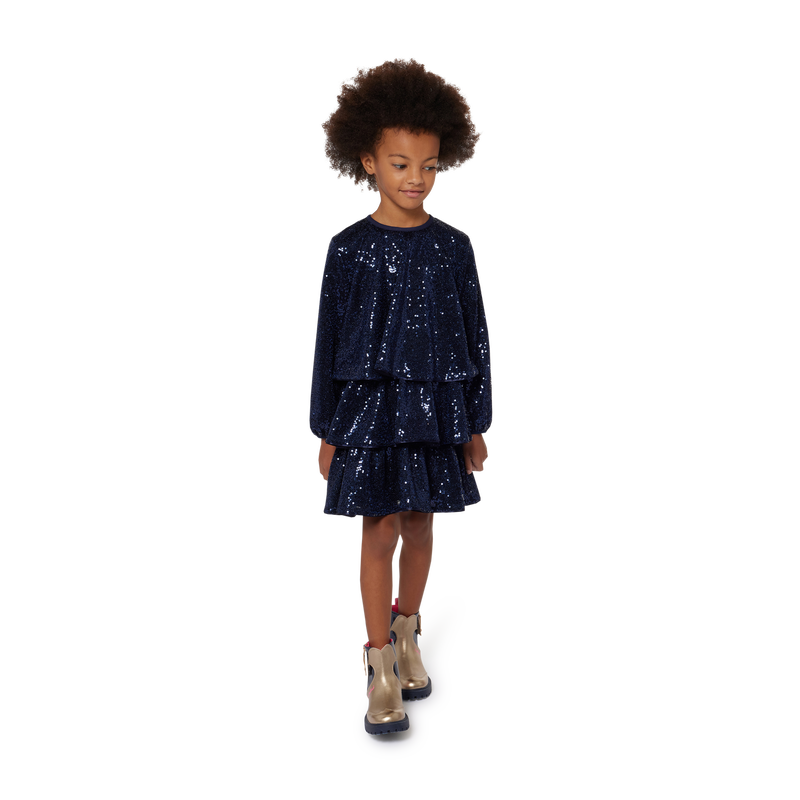Sequined Zip-Up Ankle Boots BILLIEBLUSH 
                    GIRL