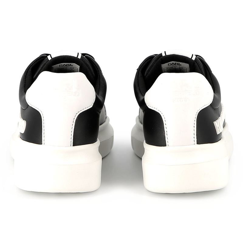 Lace-up leather sneakers KARL LAGERFELD KIDS 
                        UNISEX