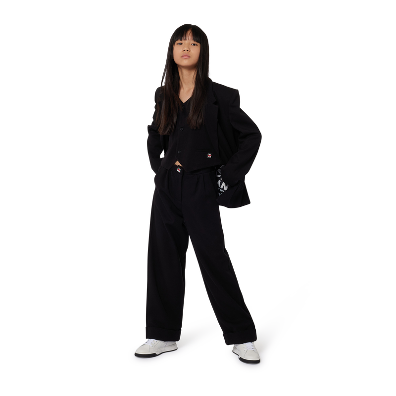 Pleated Roll-Up Trousers DKNY 
                    GIRL