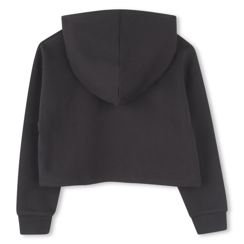 Cropped fleece sweatshirt MARC JACOBS 
                        GIRL