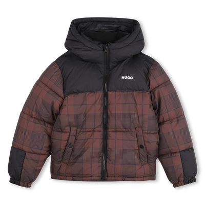 Hooded down jacket HUGO BOY