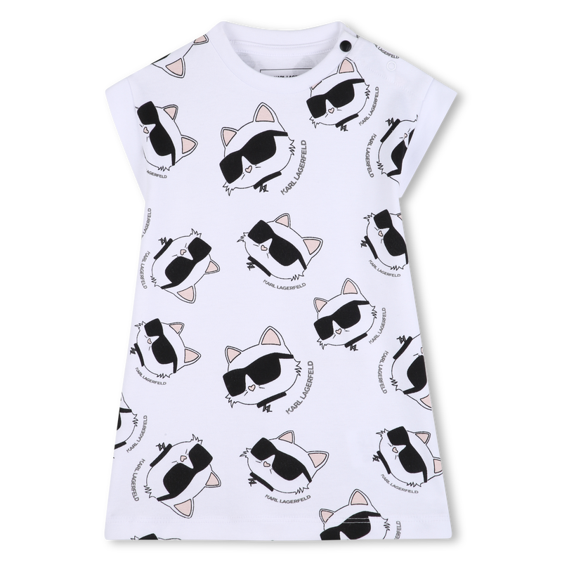 Short-Sleeved Dress KARL LAGERFELD KIDS 
                        GIRL