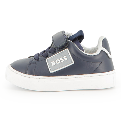 Cowhide leather sneakers BOSS BOY