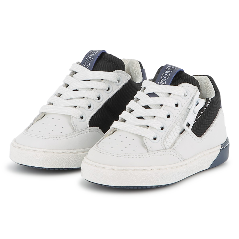 Sneakers with laces and zip BOSS 
                    BOY