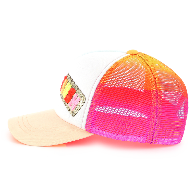 Cap with terry-cloth badge BILLIEBLUSH 
                        GIRL