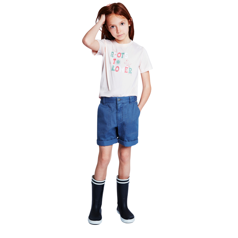 Cotton-rich Bermuda shorts