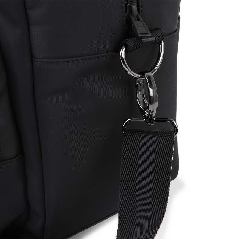 Diaper bag with tricolor laces BOSS 
                    UNISEX