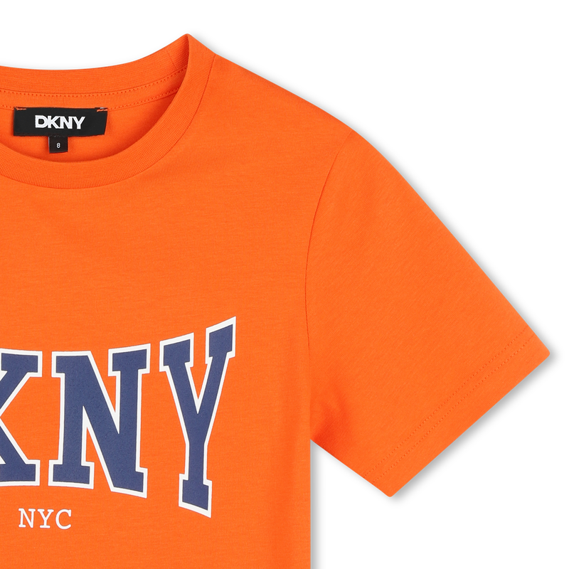 Short-Sleeved Cotton T-Shirt DKNY 
                    BOY