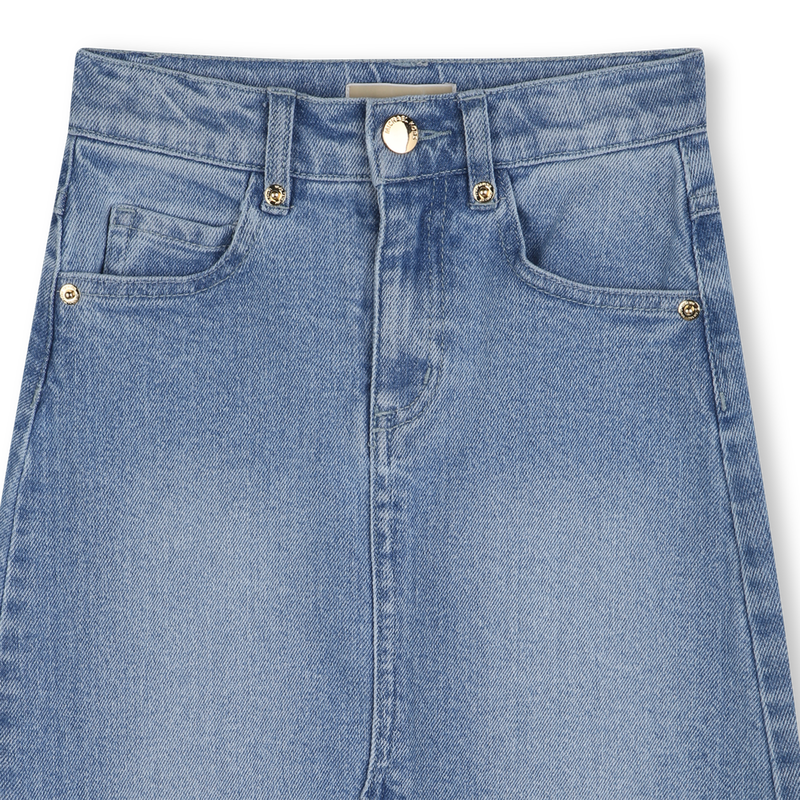 Denim midi skirt MICHAEL KORS 
                        GIRL