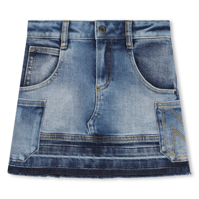 Worn-Look Denim Skirt MARC JACOBS GIRL