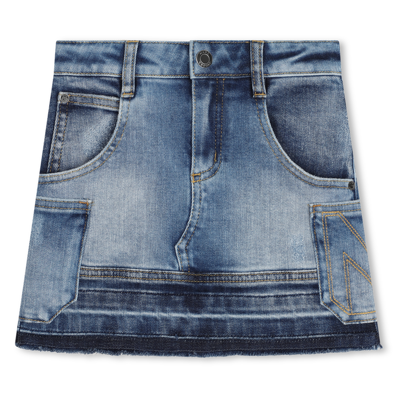 Worn-Look Denim Skirt MARC JACOBS 
                        GIRL