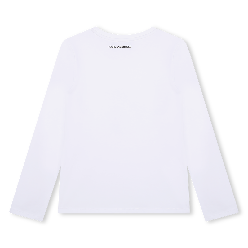 Karl-And-Choupette Graphic Tee KARL LAGERFELD KIDS 
                        GIRL