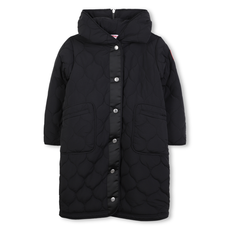 Long hooded parka HUGO 
                    GIRL