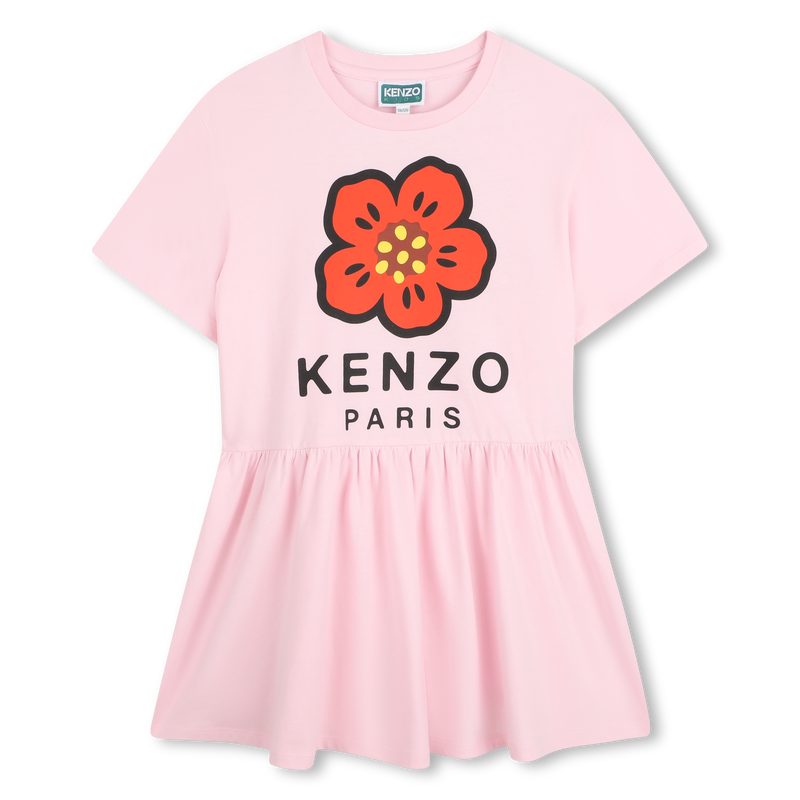 Gathered Waist Dress KENZO KIDS 
                        GIRL