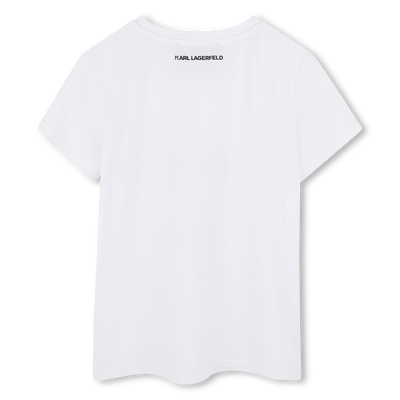 Karl Lagerfeld Ikon-patch T-shirt | White | FARFETCH JO