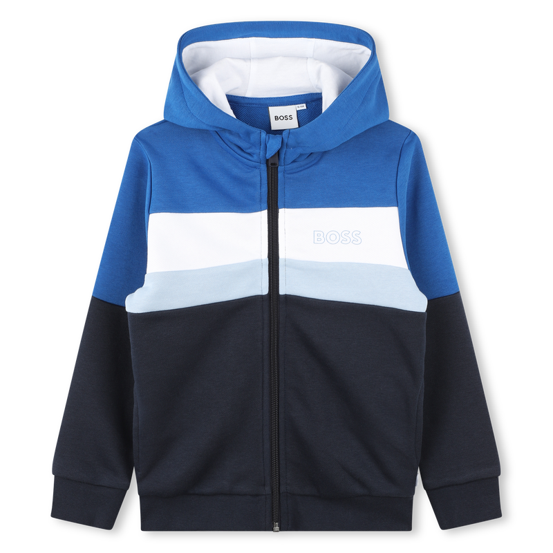 Hooded fleece cardigan BOSS 
                    BOY