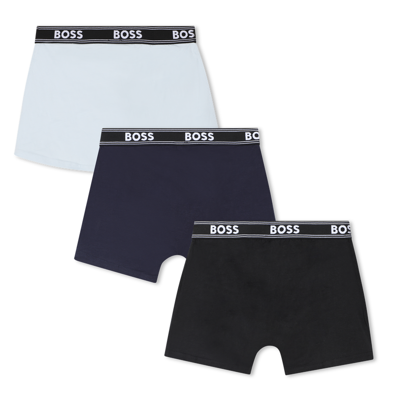 Pack of 3 jersey boxer briefs BOSS 
                    BOY
