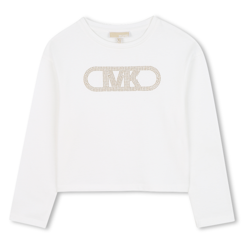 Long-sleeved jersey T-shirt MICHAEL KORS 
                        GIRL