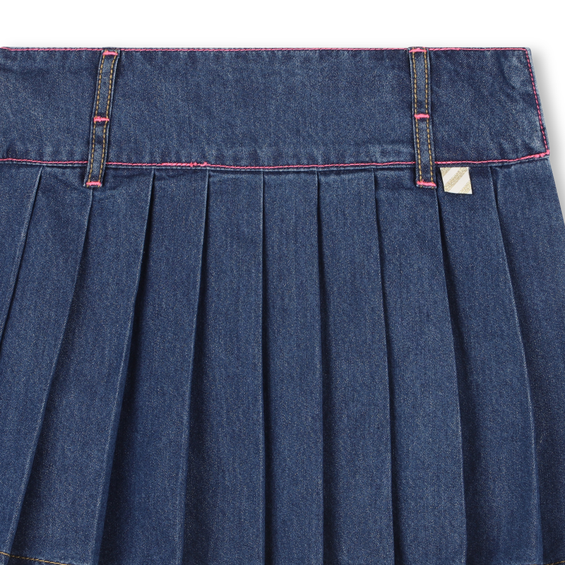 Pleated denim skirt BILLIEBLUSH 
                        GIRL