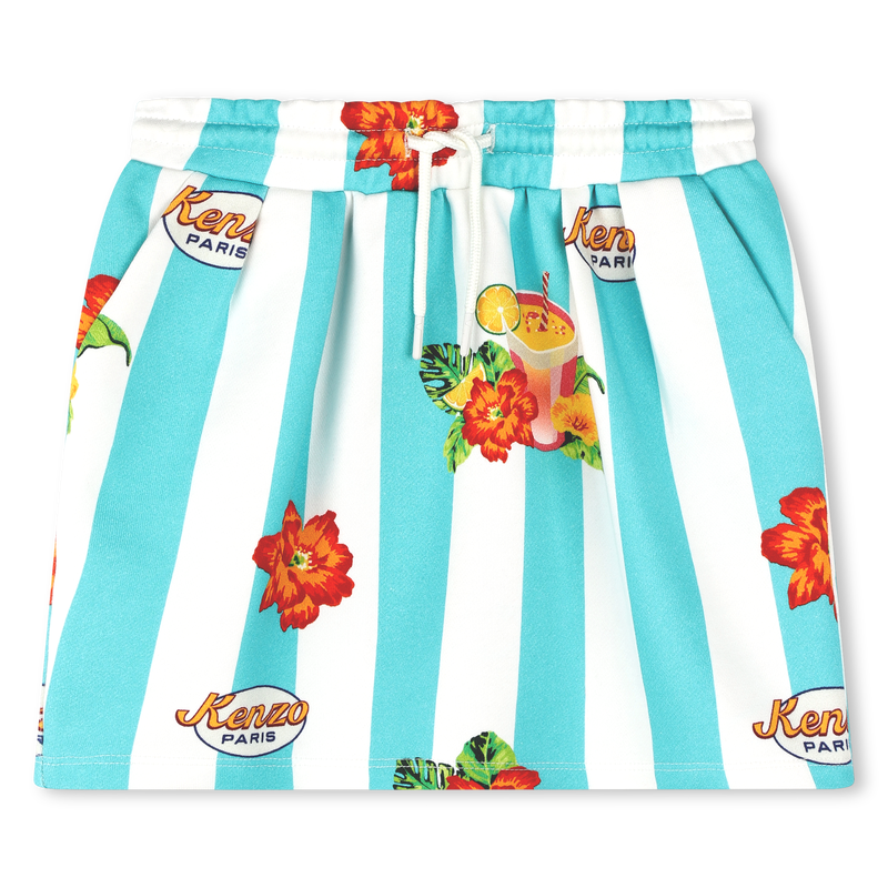 Cotton fleece skirt KENZO KIDS 
                    GIRL
