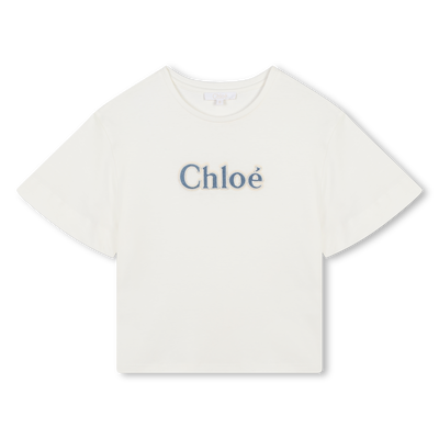Short-Sleeved Cotton T-Shirt CHLOE GIRL
