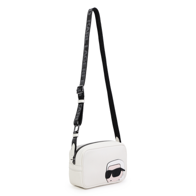 Adjustable handbag with badge KARL LAGERFELD KIDS GIRL