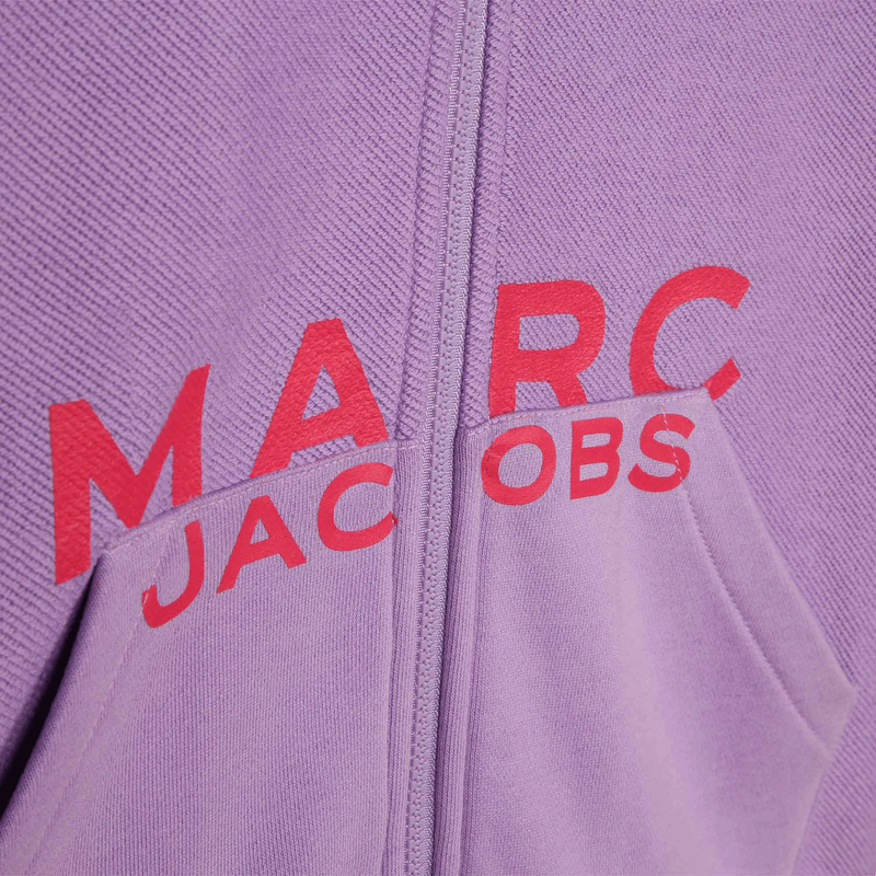 Hooded zipped sweatshirt MARC JACOBS 
                    GIRL