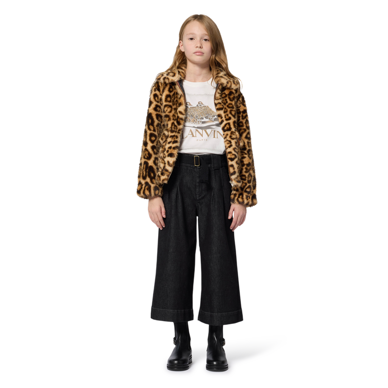 Fluffy fleece jacket LANVIN 
                        GIRL