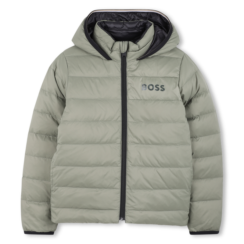 Reversible hooded down jacket BOSS 
                        BOY