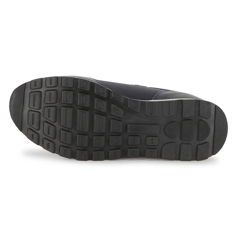 Two-tone lace-up sneakers