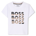 Short-sleeved T-shirt, WHITE, hi-res
