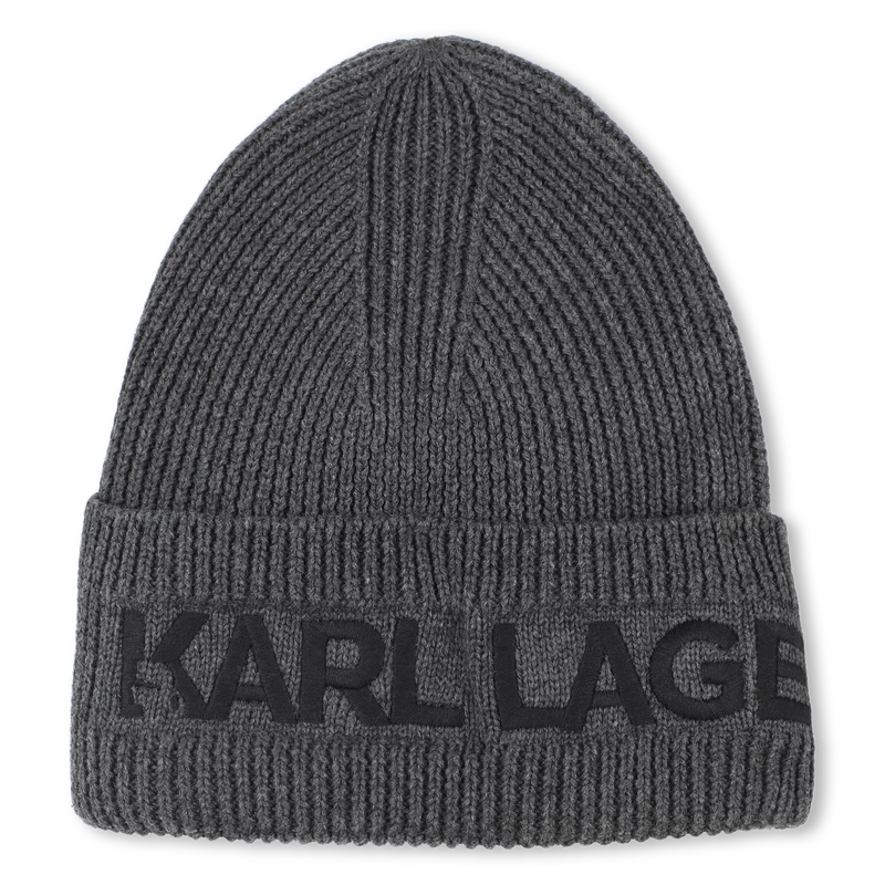 Knitted hat + neck warmer set KARL LAGERFELD KIDS 
                        BOY