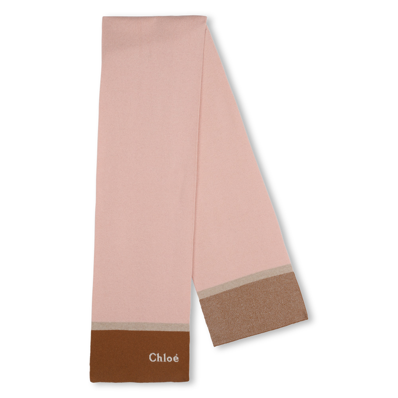 Three-Color Knitted Scarf CHLOE 
                    GIRL