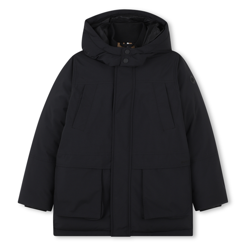 Long hooded parka BOSS 
                    BOY
