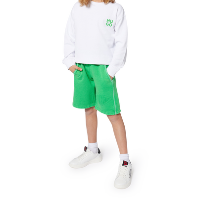 Long fleece running shorts HUGO BOY