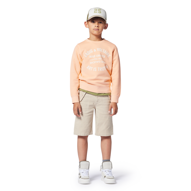 Embroidered Bermuda shorts ZADIG & VOLTAIRE 
                        BOY