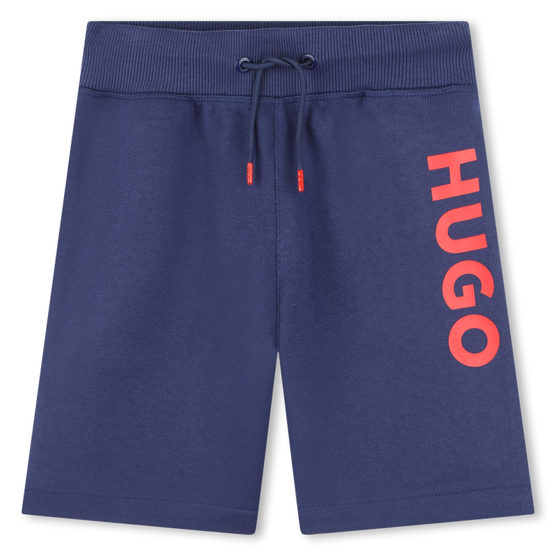 Fleece Bermuda running shorts HUGO 
                    BOY