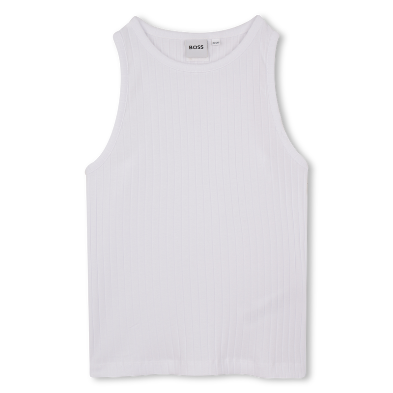 TANK TOP WITH METAL PLATE BOSS 
                        GIRL